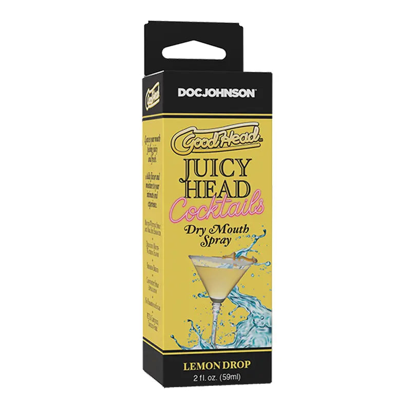 GoodHead Juicy Head Spray Cocktails Lemon Drop 59ml GoodHead Discreet Intimate Essentials.
