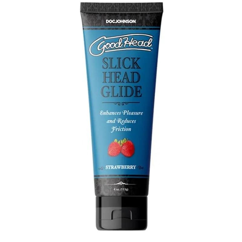 GoodHead Slick Head Glide Strawberry 4 oz/113g GoodHead Discreet Intimate Essentials.