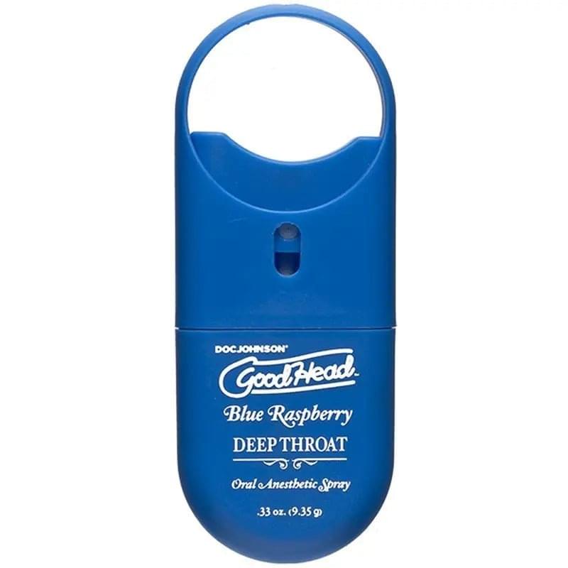 GoodHead To-Go Deep Throat Spray Blue Raspberry 9ml GoodHead Discreet Intimate Essentials.