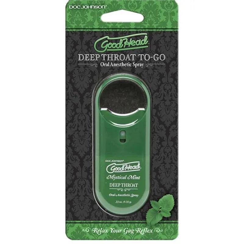 GoodHead To-Go Deep Throat Spray Mint 9ml GoodHead Discreet Intimate Essentials.