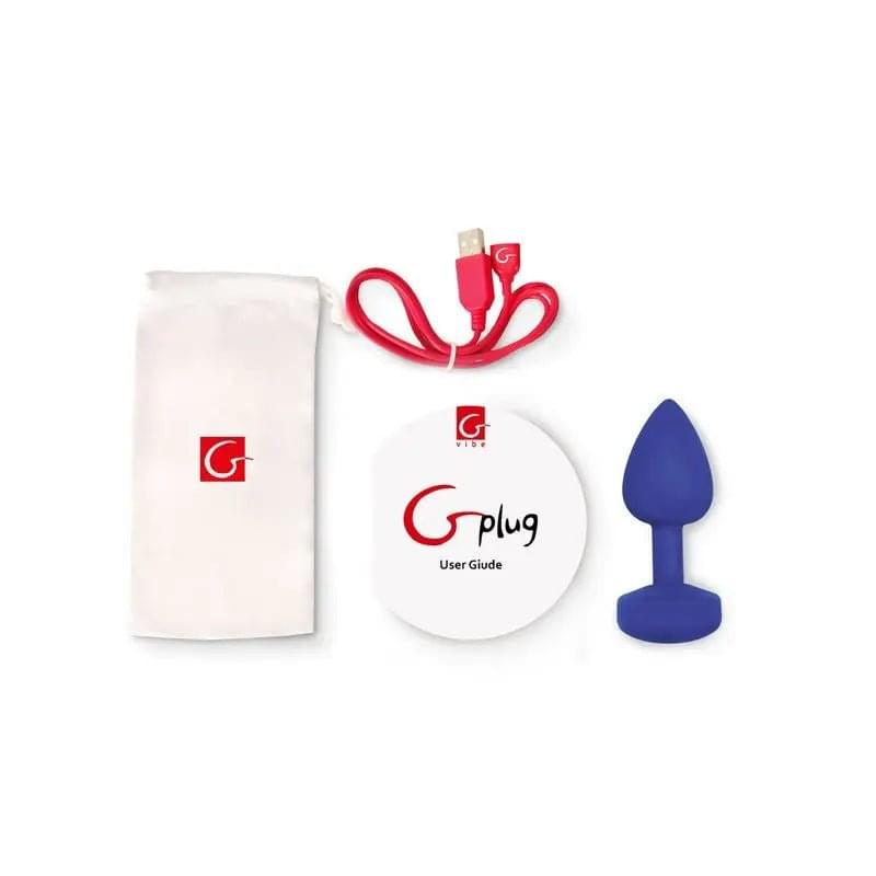 Gplug Large Navy Blue Gvibe Discreet Intimate Essentials.
