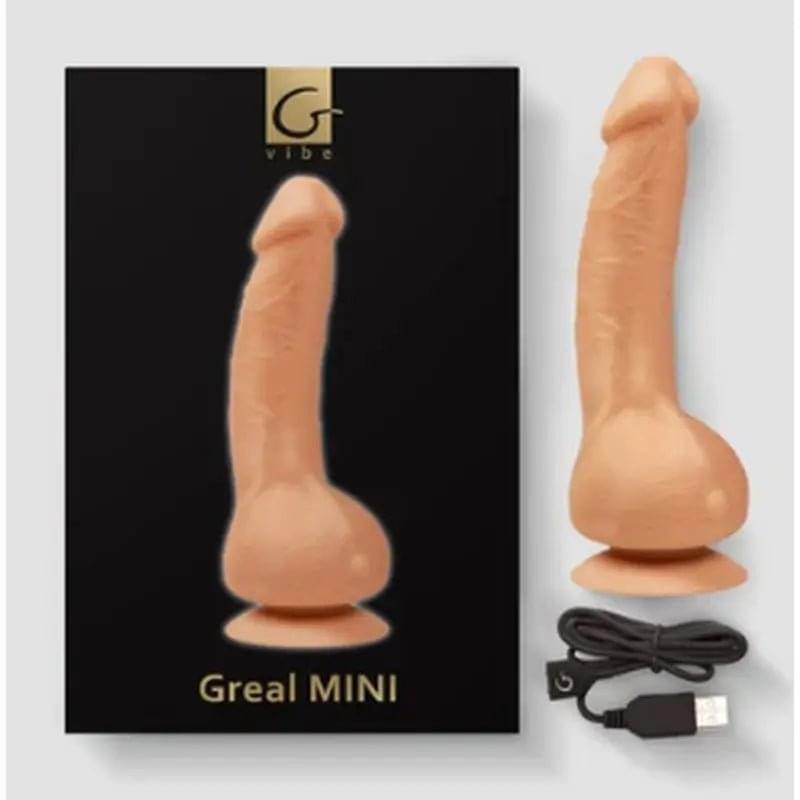 Greal MINI Flesh w Suction Cup Gvibe Discreet Intimate Essentials.