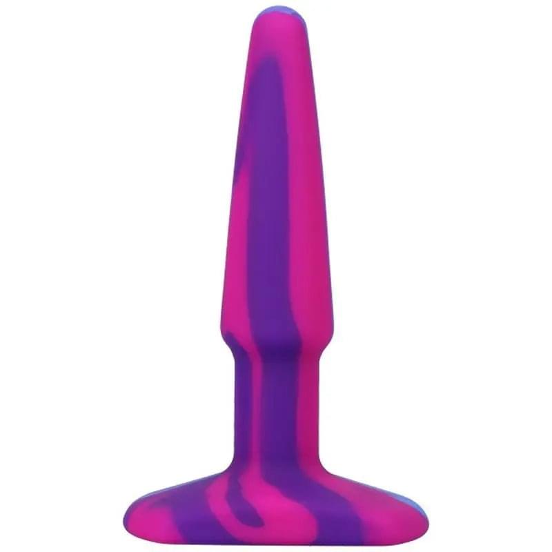 Groovy Silicone Anal Plug 4in Berry A-Play Discreet Intimate Essentials.