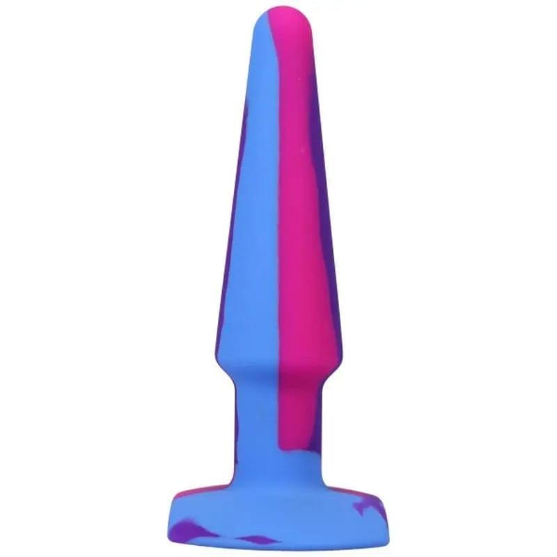 Groovy Silicone Anal Plug 5in Berry A-Play Discreet Intimate Essentials.