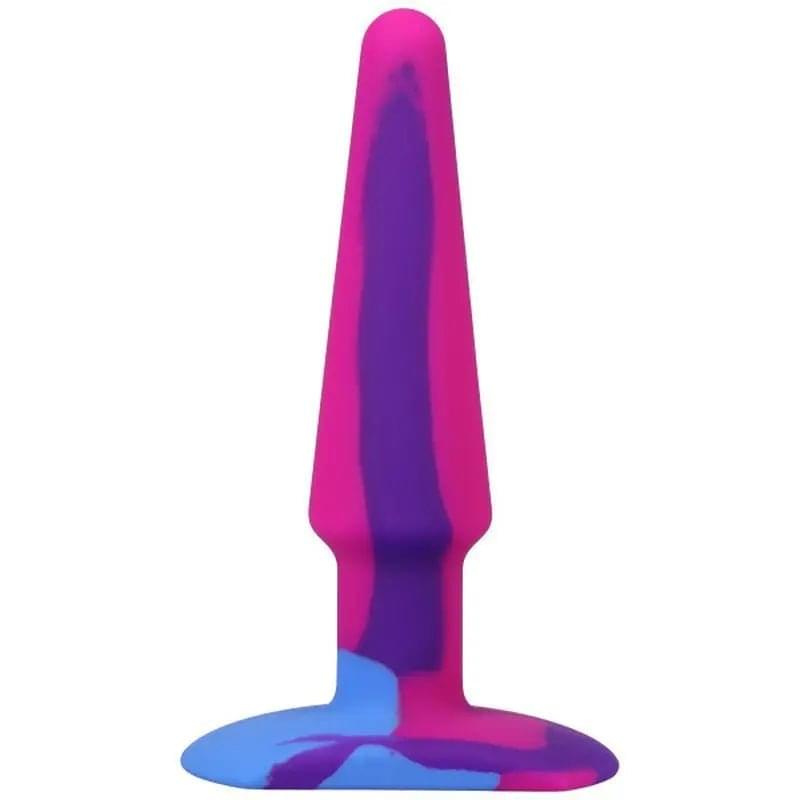 Groovy Silicone Anal Plug 5in Berry A-Play Discreet Intimate Essentials.