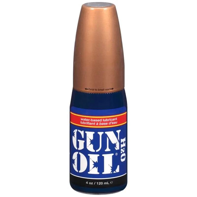 Gun Oil H2O 4oz/120ml Flip Top Bottle Gun Oil Discreet Intimate Essentials.