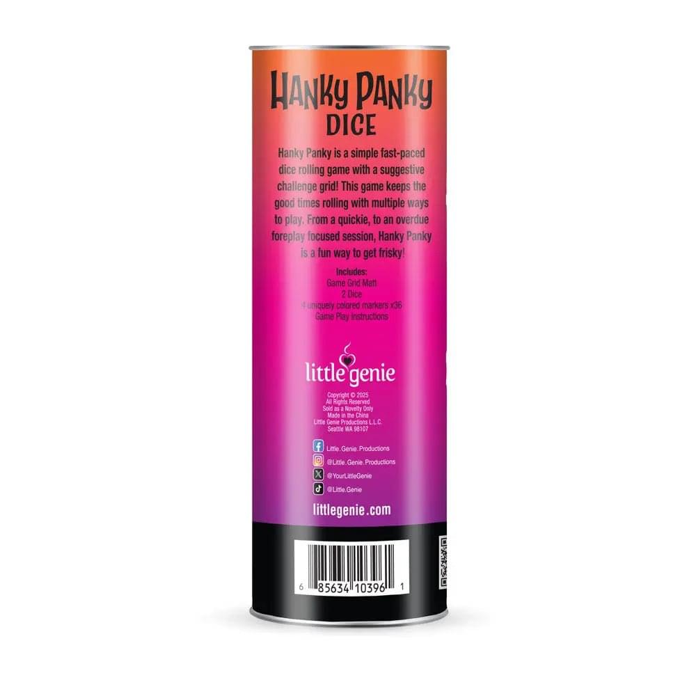 Hanky Panky Dice - Couples Dice Game Little Genie Discreet Intimate Essentials.
