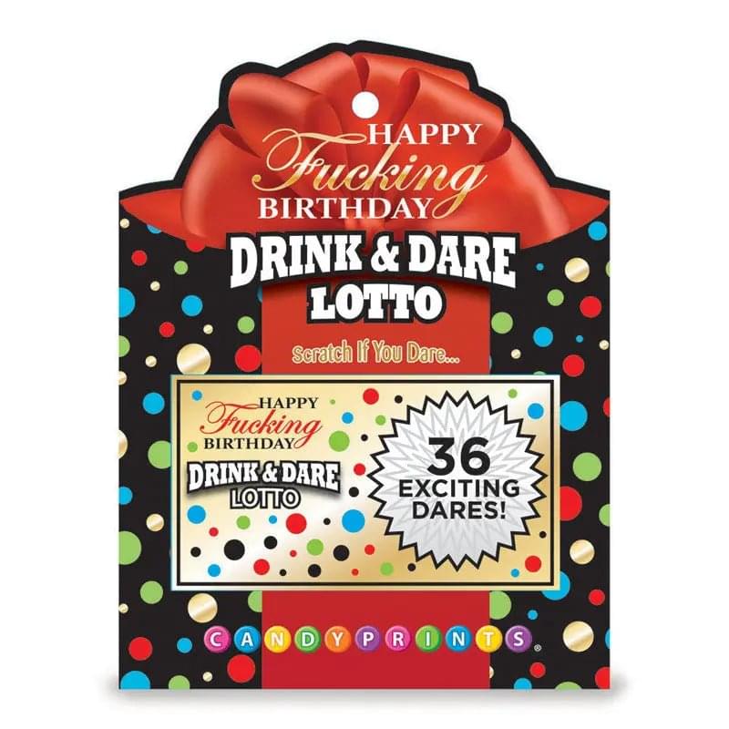 Happy Fucking Birthday Lotto - Party Lotto Game Little Genie Discreet Intimate Essentials.