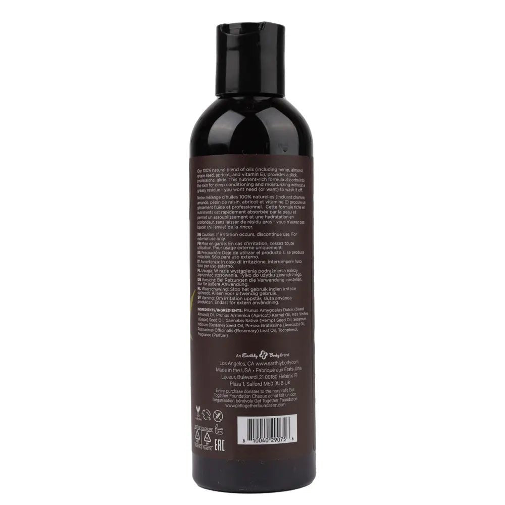 Shop affordable quality Hemp Seed Massage & Body Oil - Beach Daze (Coconut & Pineapple) Scented - 237 ml Bottle - Discreet Intimate Essentials - LOTIONS & LUBES - Earthly Body