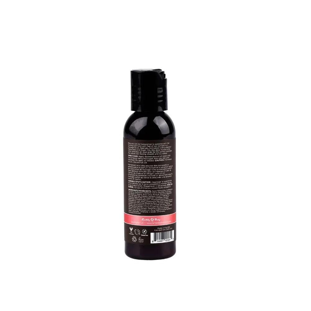 Hemp Seed Massage & Body Oil - Coconut Water, Citrus & Vanilla (Isle Of You) Scented - 59 ml Bottle Earthly Body Discreet Intimate Essentials.