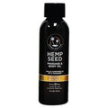 Hemp Seed Massage & Body Oil - Dreamsicle (Tangerine & Plum) Scented - 59 ml Bottle Earthly Body Discreet Intimate Essentials.