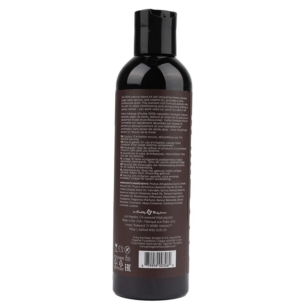 Shop affordable quality Hemp Seed Massage & Body Oil - Guavalava (Guava & Blackberry) Scented - 237 ml Bottle - Discreet Intimate Essentials - LOTIONS & LUBES - Earthly Body