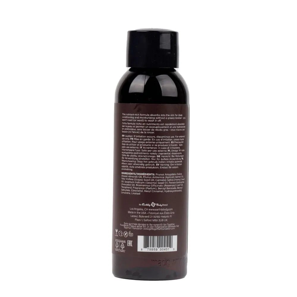 Shop affordable quality Hemp Seed Massage & Body Oil - Guavalava (Guava & Blackberry) Scented - 59 ml Bottle - Discreet Intimate Essentials - LOTIONS & LUBES - Earthly Body