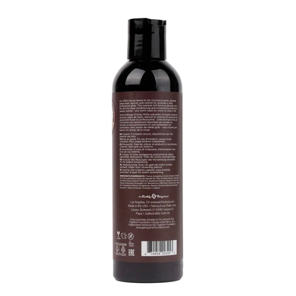 Shop affordable quality Hemp Seed Massage & Body Oil - Moroccan Nights (Earthy & Spicy-Sensual) Scented - 237 ml Bottle - Discreet Intimate Essentials - LOTIONS & LUBES - Earthly Body