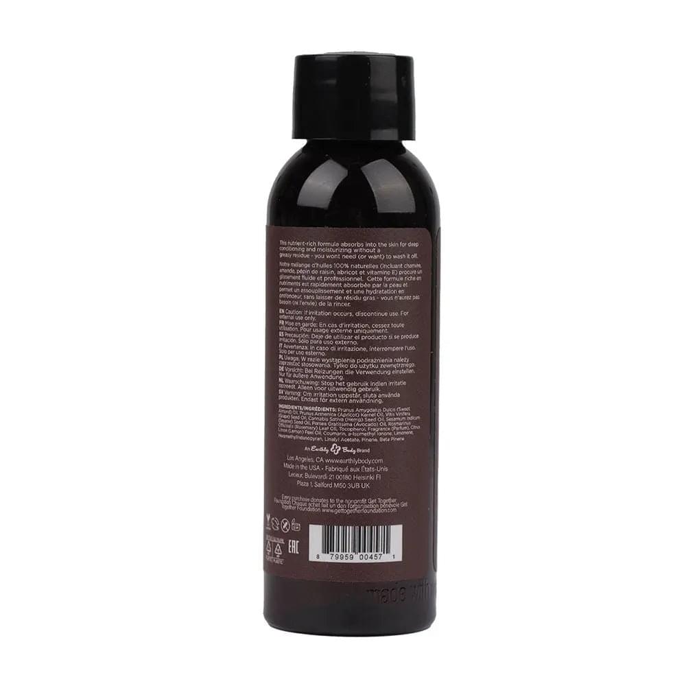 Hemp Seed Massage & Body Oil - Skinny Dip (Vanilla & Faiy Floss) Scented - 59 ml Bottle Earthly Body Discreet Intimate Essentials.