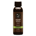Hemp Seed Massage Lotion - Naked In The Woods ( Tea & Ginger) Scented - 59 ml Bottle Earthly Body Discreet Intimate Essentials.