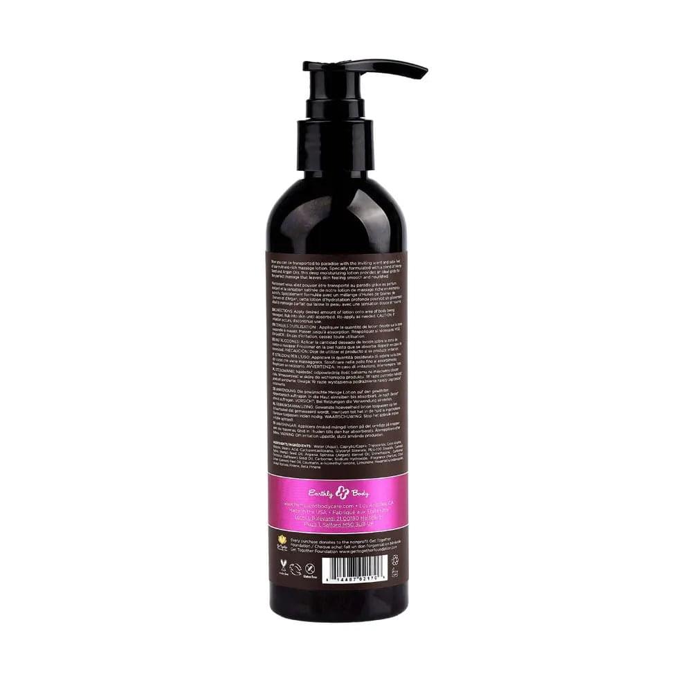 Hemp Seed Massage Lotion - Skinny Dip (Vanilla & Fairy Floss) Scented - 237 ml Bottle Earthly Body Discreet Intimate Essentials.