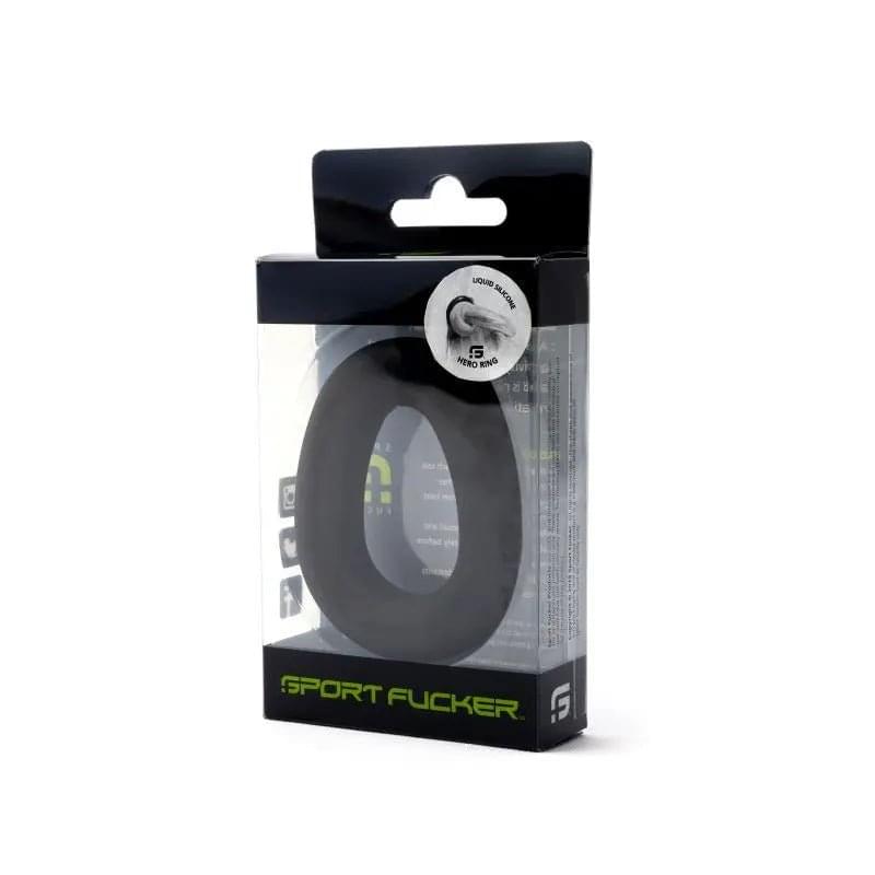 Hero Ring Black Sport Fucker Discreet Intimate Essentials.