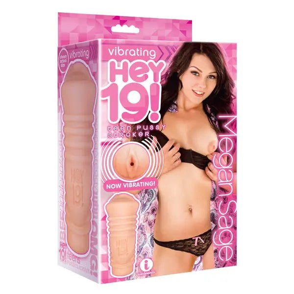 Shop affordable quality Hey 19! Megan Sage - Teen Vibrating Vagina Masturbator - Discreet Intimate Essentials - MASTURBATORS - Icon Brands