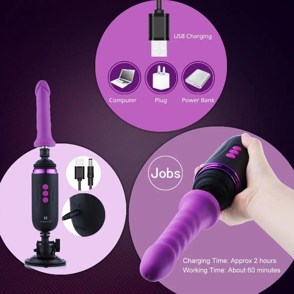 Hismith Capsule - Rechargeable Portable Sex Machine with App Control Hismith Discreet Intimate Essentials.