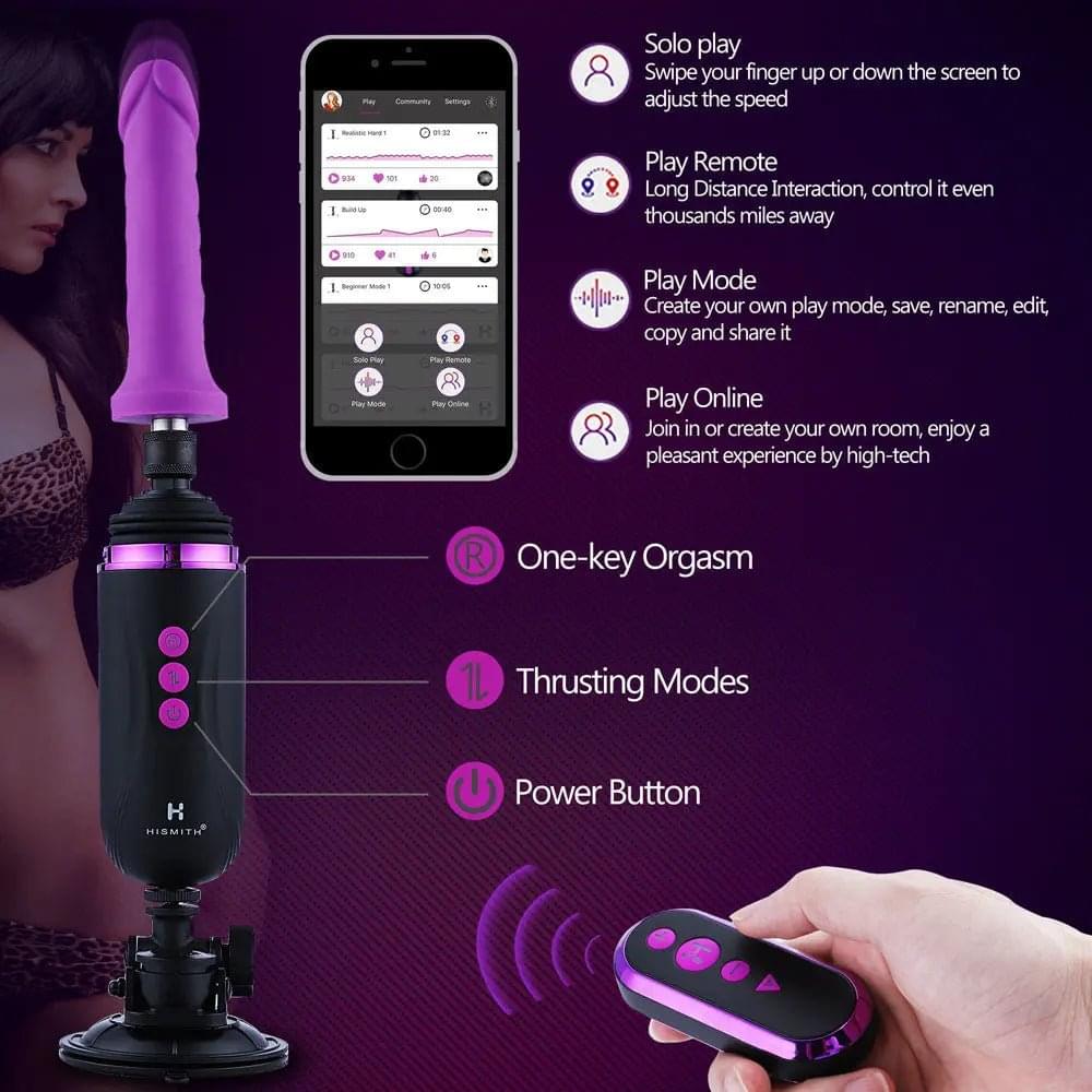 Hismith Capsule - Rechargeable Portable Sex Machine with App Control Hismith Discreet Intimate Essentials.
