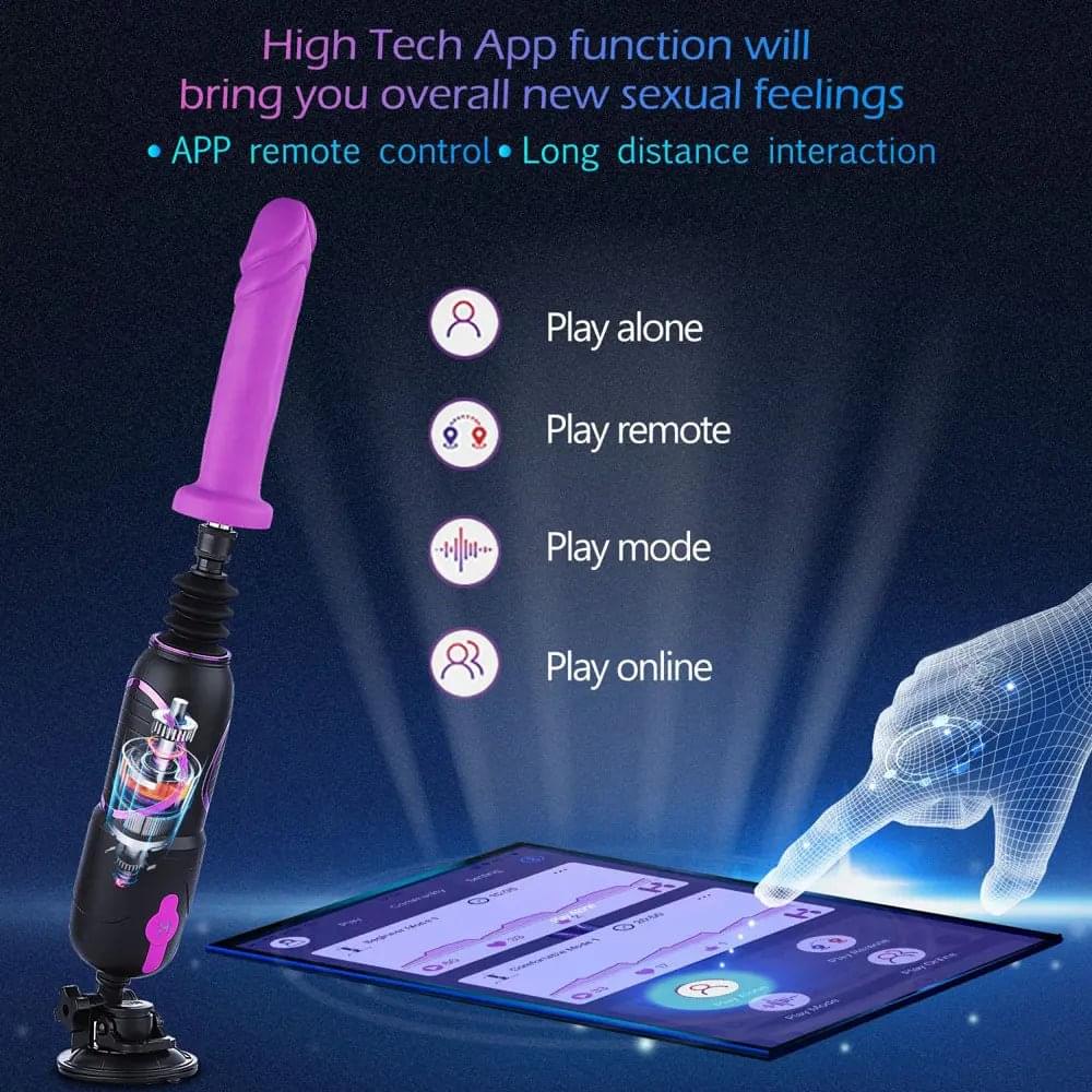 Hismith Pro Traveler 2.0 - Mains Powered Portable Sex Machine with App Control and Remote Hismith Discreet Intimate Essentials.