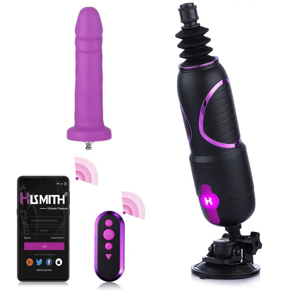 Hismith Pro Traveler 2.0 - Mains Powered Portable Sex Machine with App Control and Remote Hismith Discreet Intimate Essentials.