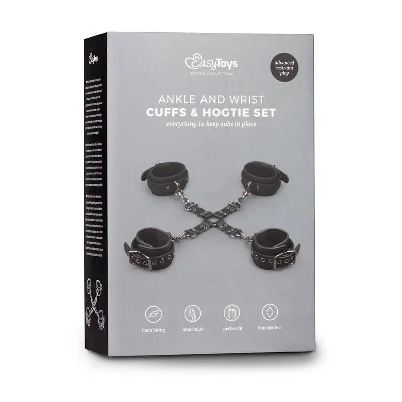 Hogtie With Hand and Ankle Cuffs Fetish Collection Discreet Intimate Essentials.