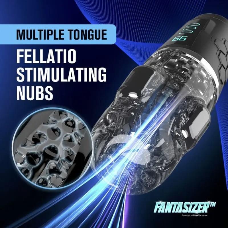 Hypershaker Automatic App Controlled LCD Masturbator Black Peak Performa Discreet Intimate Essentials.