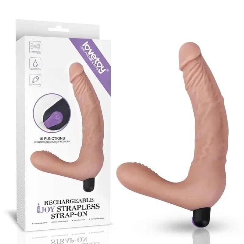 IJOY Rechargeable Strapless Strap on Lovetoy Discreet Intimate Essentials.