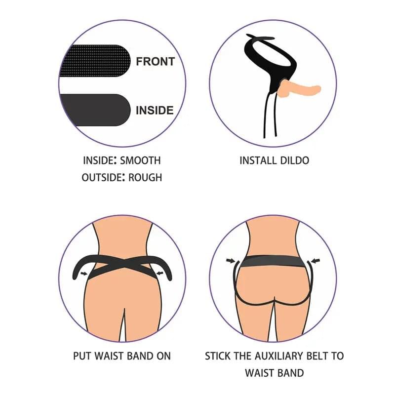 Ingen Easy Strap-On Harness -  Adjustable Strap-On Harness (No Probe Included) Lovetoy Discreet Intimate Essentials.