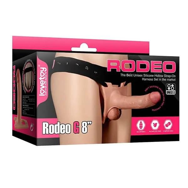 Ingen Hollow G 8'' -  20.3 cm Hollow Strap-On Lovetoy Discreet Intimate Essentials.