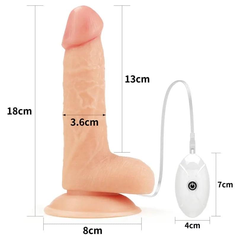 Ingen Vibrating Easy Strap-On Set -  17.8 cm (7'') Vibrating Strap-On Lovetoy Discreet Intimate Essentials.