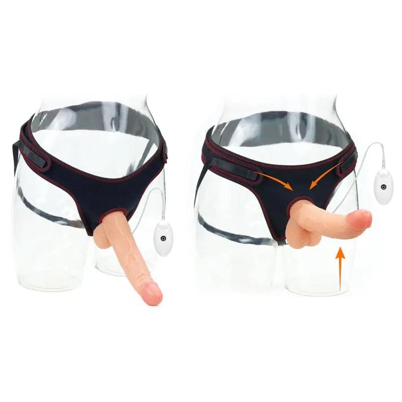 Ingen Vibrating Easy Strap-On Set -  21.6 cm (8.5'') Vibrating Strap-On Lovetoy Discreet Intimate Essentials.