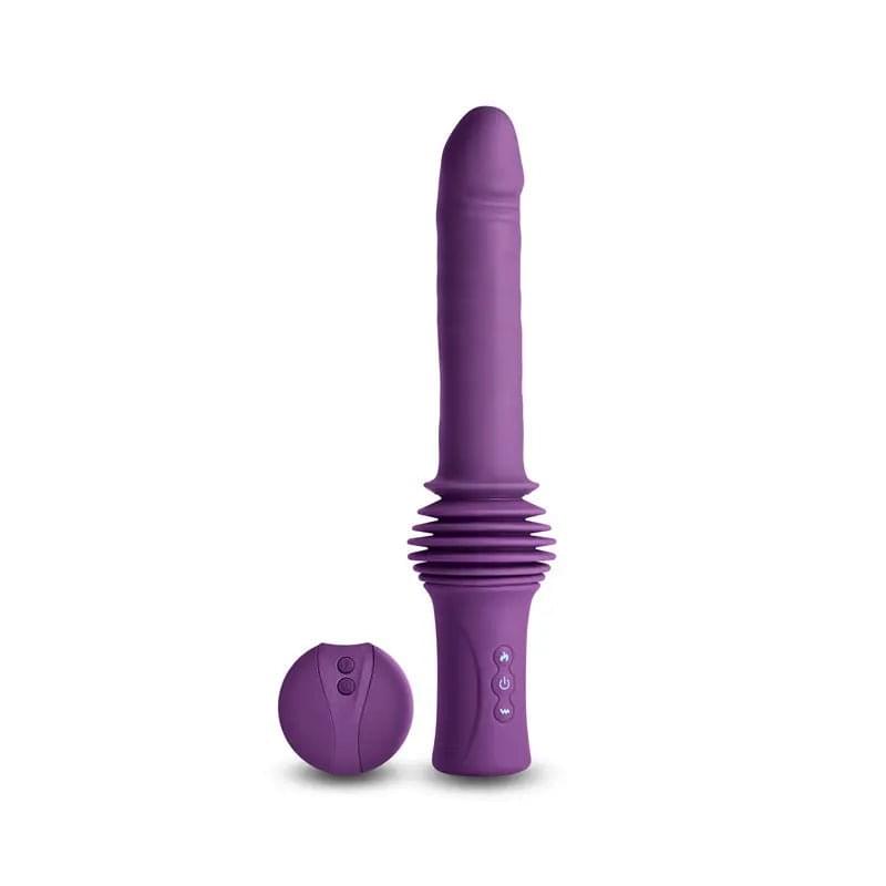 INYA Super Stroker -  -  36.8 cm USB Rechargeable Thrusting Vibrator with Remote Control & Stand NS Novelties Discreet Intimate Essentials.