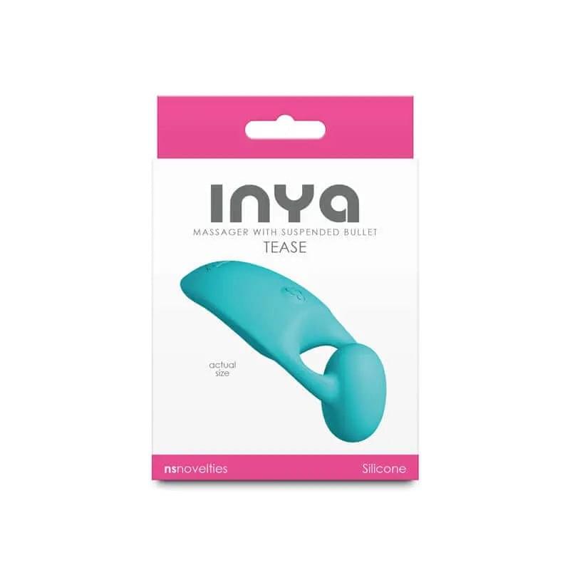 INYA Tease - Teal - Teal USB Rechargeable Finger Stimulator NS Novelties Discreet Intimate Essentials.