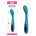 INYA Technica - Teal - Teal 19.2 cm USB Rechargeable Warming Vibrator NS Novelties Discreet Intimate Essentials.