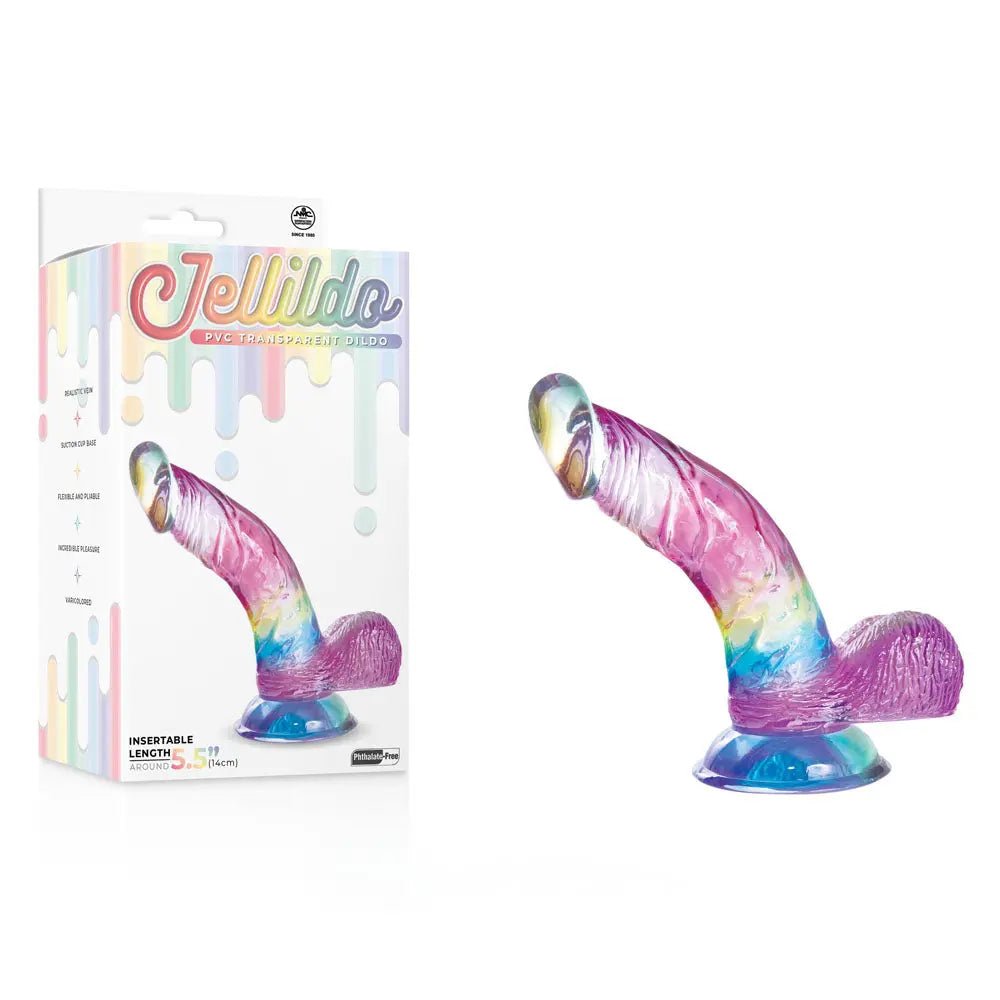 Shop affordable quality Jellido 14cm Curved Dildo - Clear 14 cm Dildo - Discreet Intimate Essentials - DONGS - Excellent Power