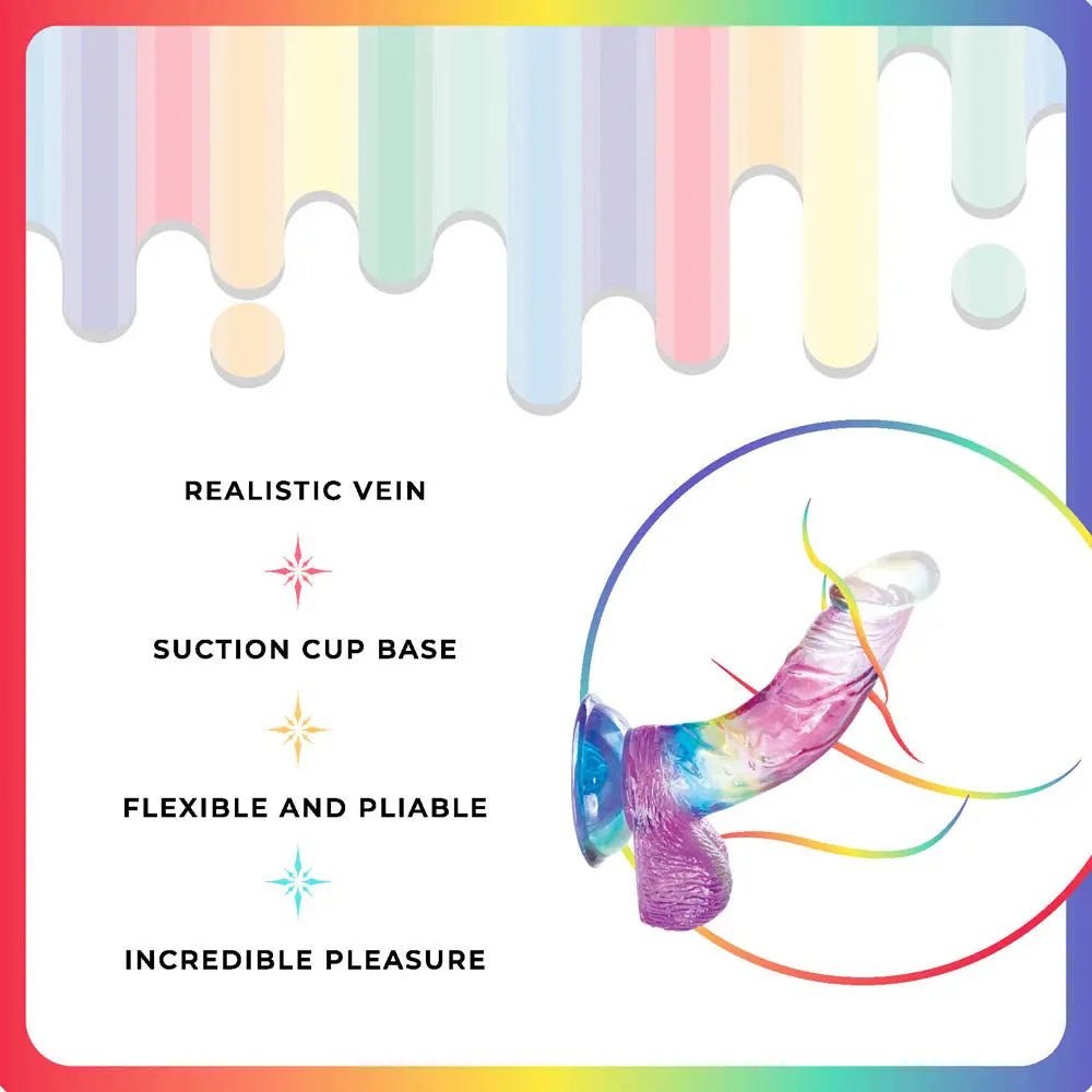 Shop affordable quality Jellido 14cm Curved Dildo - Clear 14 cm Dildo - Discreet Intimate Essentials - DONGS - Excellent Power