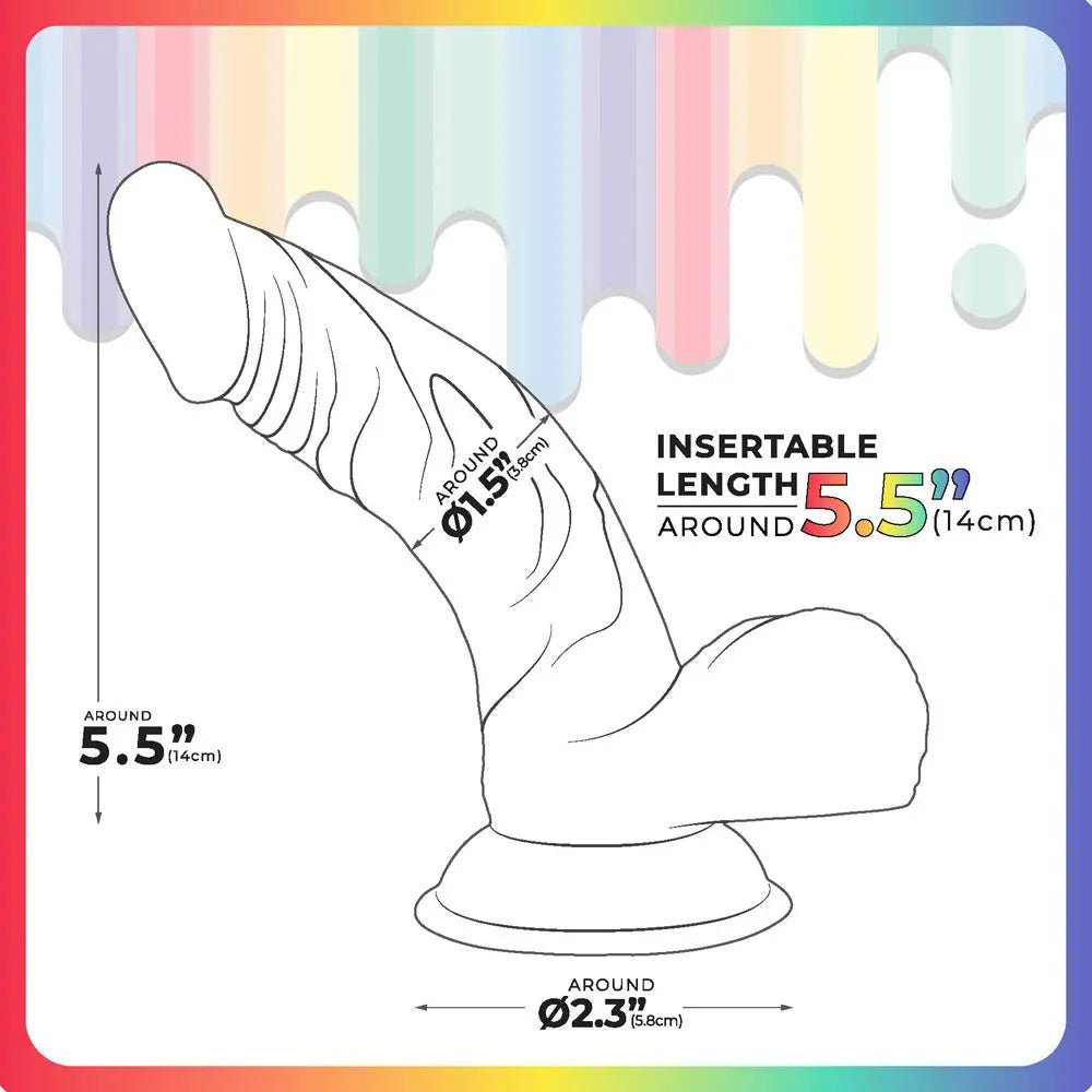 Shop affordable quality Jellido 14cm Curved Dildo - Clear 14 cm Dildo - Discreet Intimate Essentials - DONGS - Excellent Power