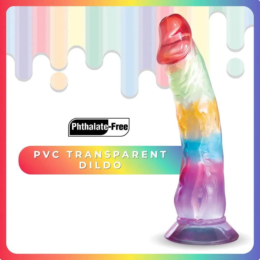 Jellido 16.5cm Dildo - Clear  16.5 cm Dildo Excellent Power Discreet Intimate Essentials.