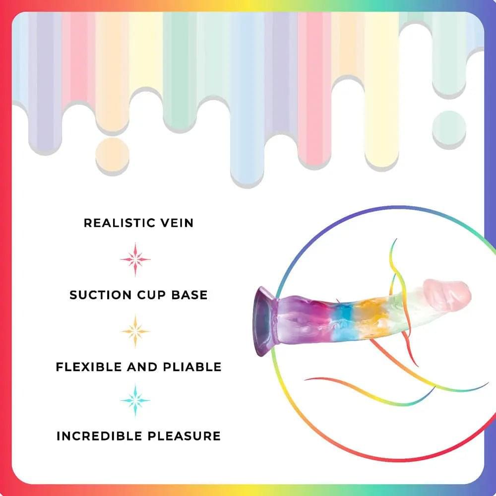 Jellido 16.5cm Dildo - Clear  16.5 cm Dildo Excellent Power Discreet Intimate Essentials.