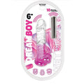 Jelly Vibrator Dream Boy USB 6in Pink Hott Products Discreet Intimate Essentials.