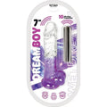 Jelly Vibrator Dream Boy USB 7in Purple Hott Products Discreet Intimate Essentials.