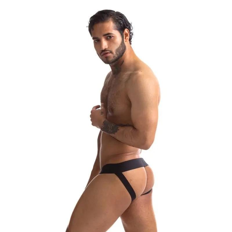 Jersey Jock Black/Green Sport Fucker Discreet Intimate Essentials.
