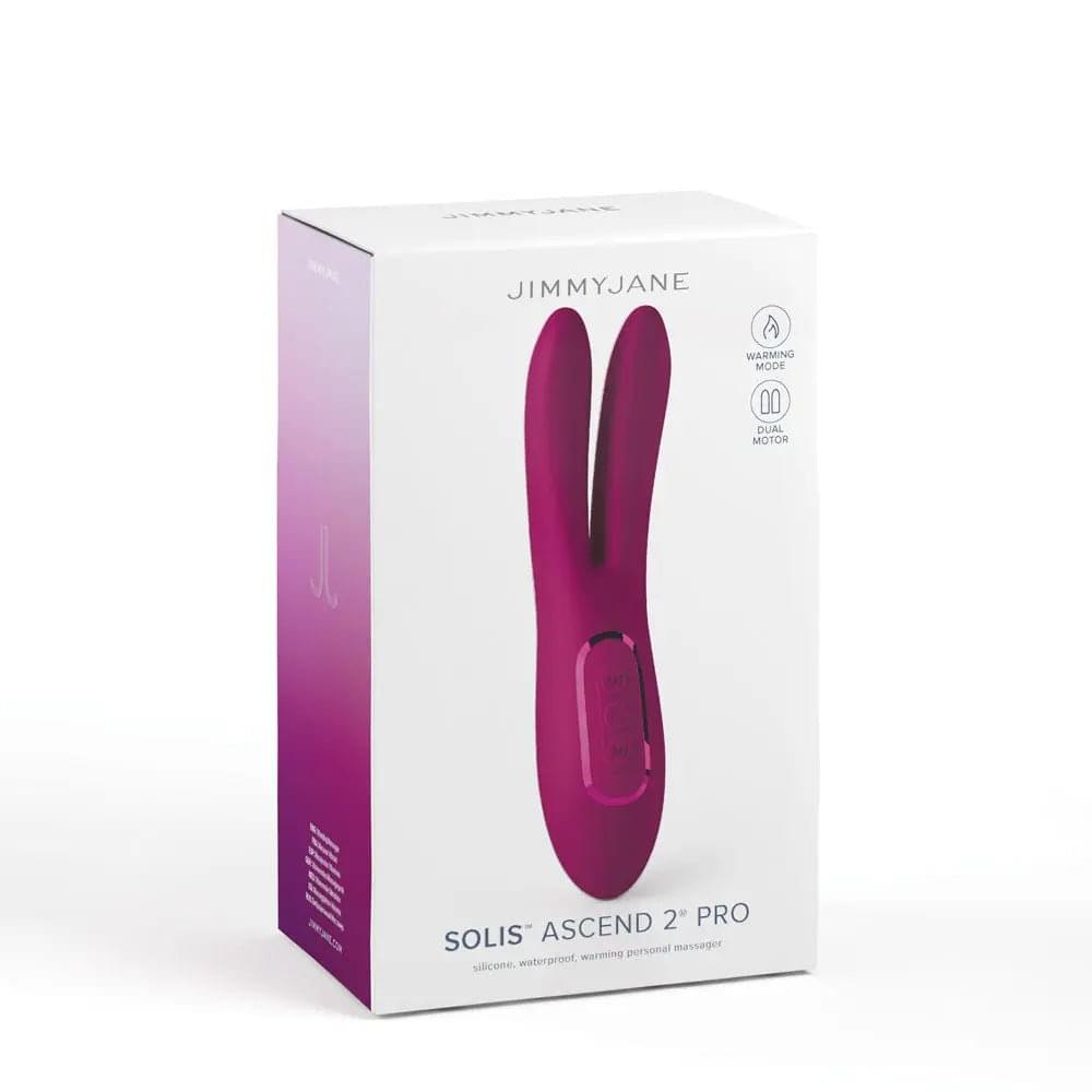 JimmyJane Solis Ascend 2 PRO -  16 cm USB Rechargeable Dual Tip Stimulator JimmyJane Discreet Intimate Essentials.