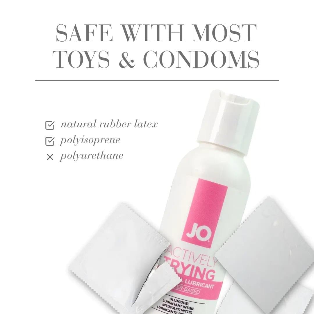 JO Actively Trying - 120ml - Water Based Fertility Friendly Lubricant - 120 ml Bottle JO Discreet Intimate Essentials.
