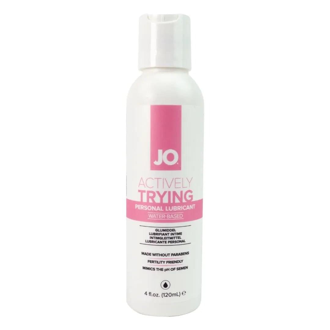 JO Actively Trying - 120ml - Water Based Fertility Friendly Lubricant - 120 ml Bottle JO Discreet Intimate Essentials.