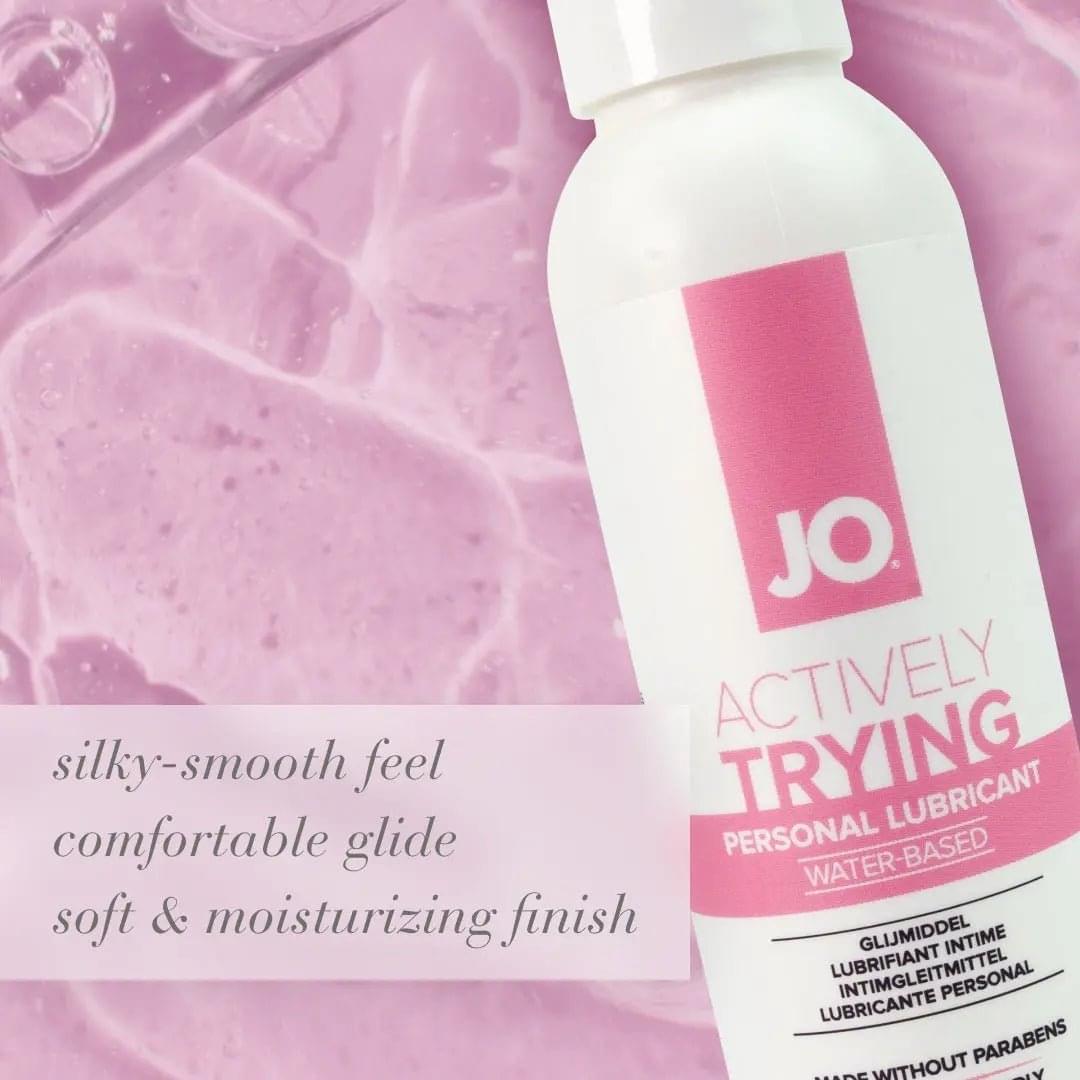 JO Actively Trying - 120ml - Water Based Fertility Friendly Lubricant - 120 ml Bottle JO Discreet Intimate Essentials.