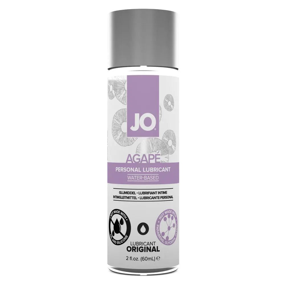 Shop affordable quality JO Agape Original Lube - 60 mL - Water Based Lubricant for Sensitive Skin - 60 ml Bottle - Discreet Intimate Essentials - LOTIONS & LUBES - JO